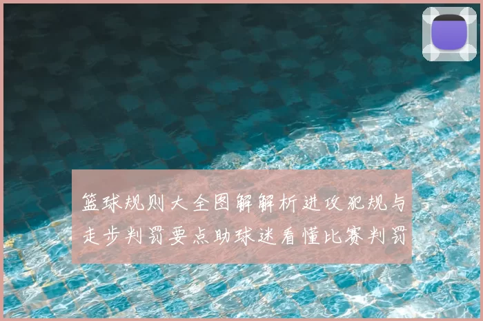 篮球规则大全图解解析进攻犯规与走步判罚要点助球迷看懂比赛判罚