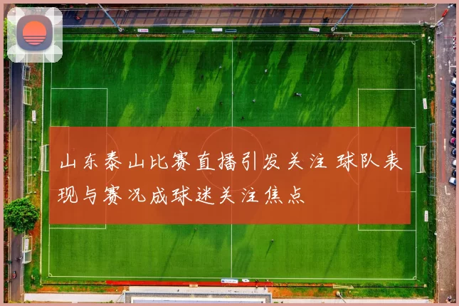 山东泰山比赛直播引发关注 球队表现与赛况成球迷关注焦点